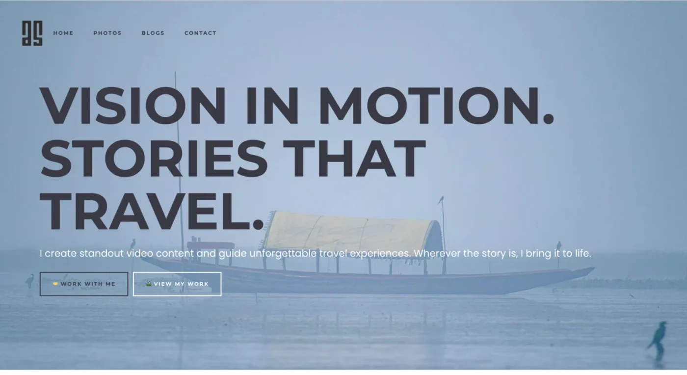 Asad Snapper — screenshot of the website